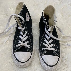 Converse All Star High Tops Sz 6 Black Excellent Condition